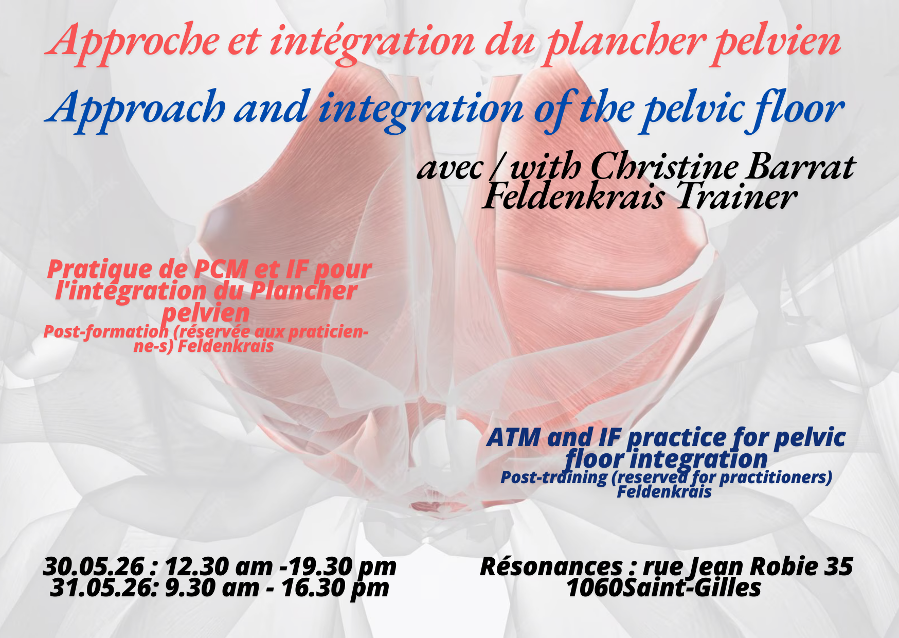 Approach and integration of the pelvic floor