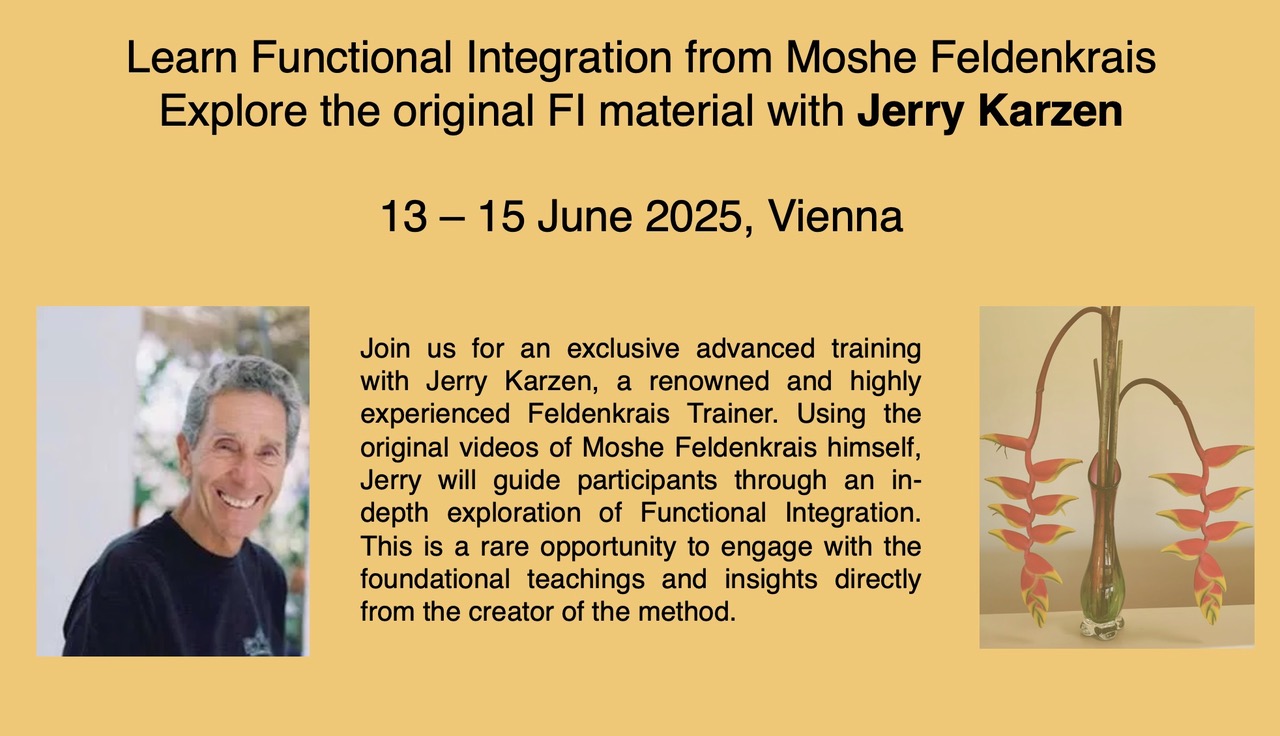 Learn Functional Integration from Moshe Feldenkrais